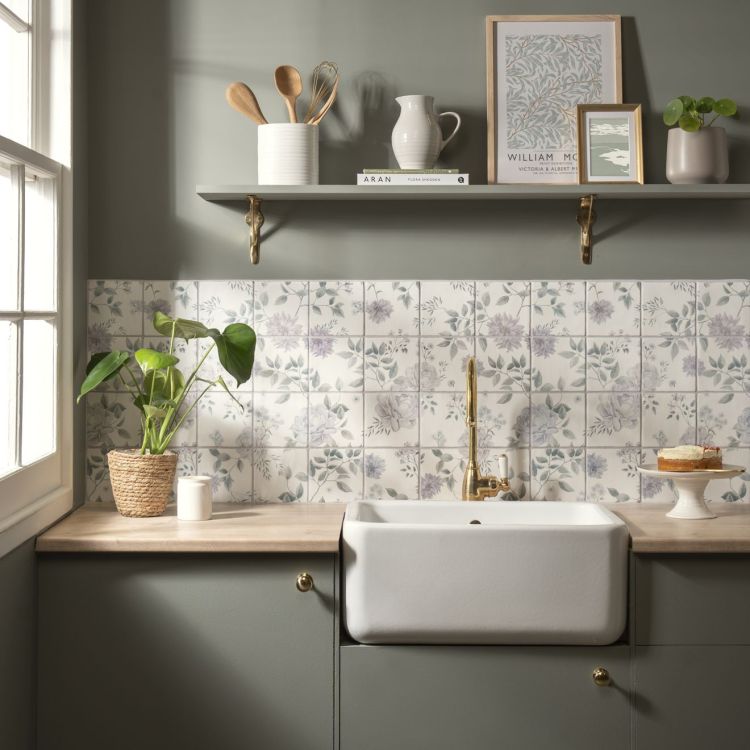 Cottage Garden 16-Tile Panel