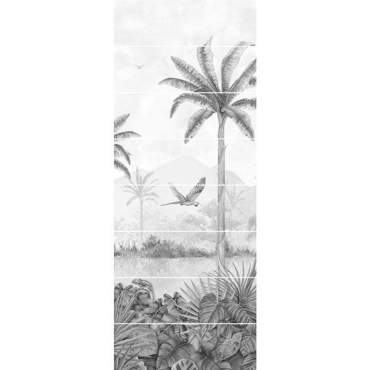 Tropical Oasis Monochrome