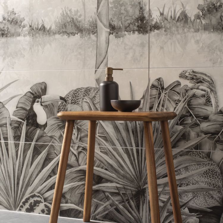 Tropical Oasis Monochrome