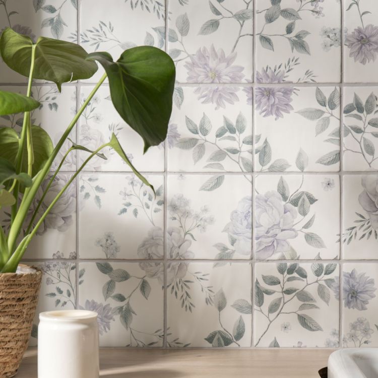 Cottage Garden 16-Tile Panel