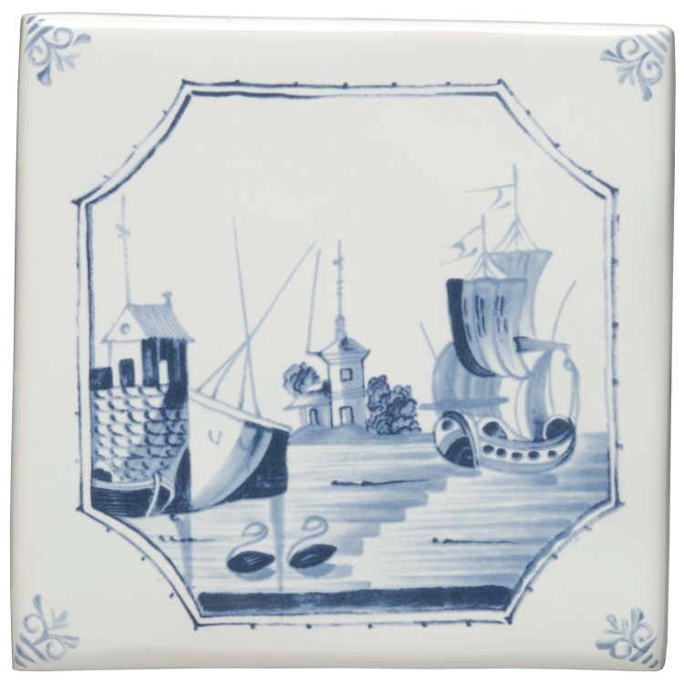 Winchester Classic English Delft River Scenes