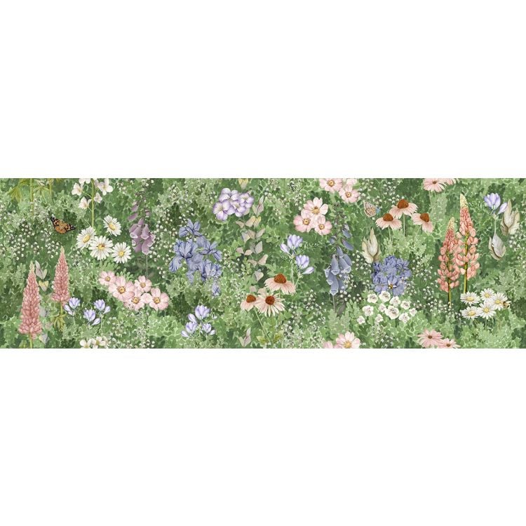 English Garden Floral Single Tile