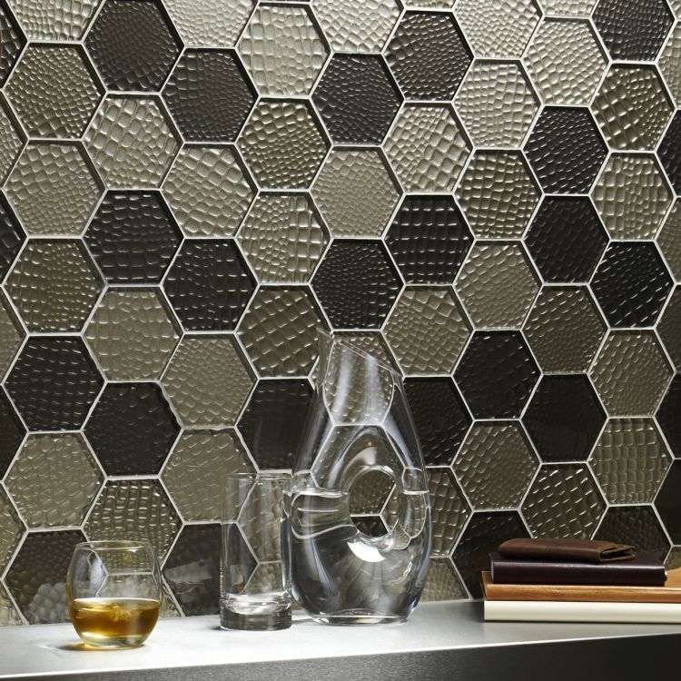 Glassworks Hexagon Mosaic