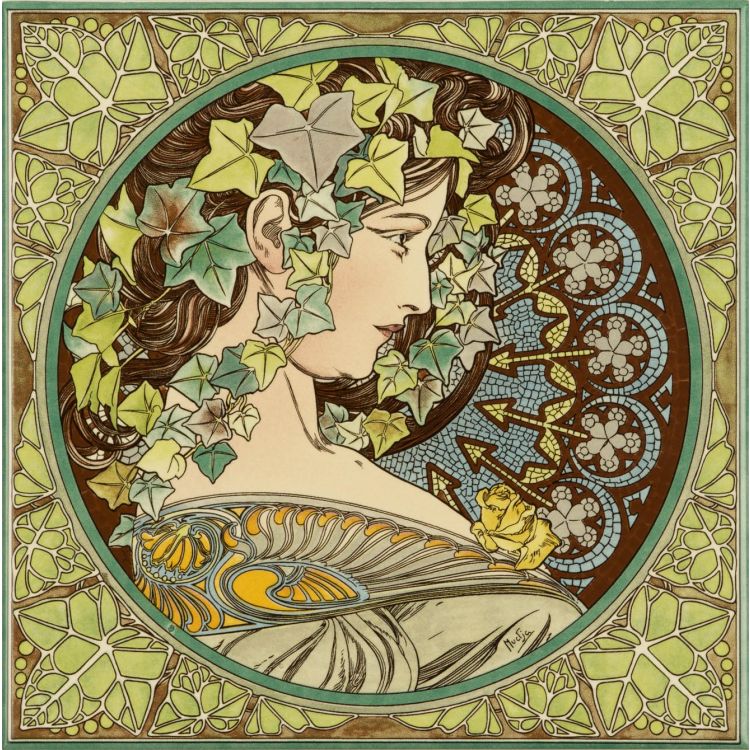 Artworks Art Nouveau - Alphonse Mucha