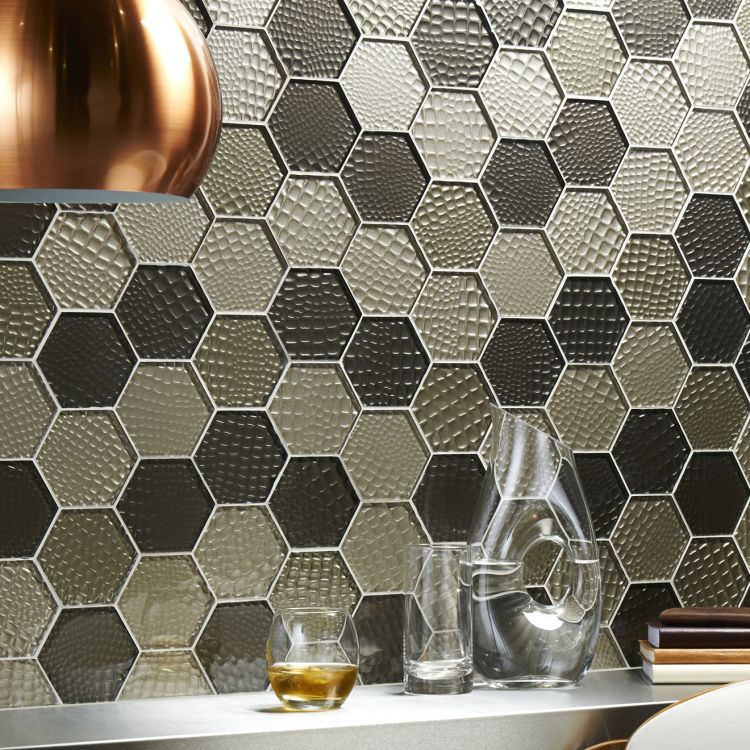 Glassworks Hexagon Mosaic